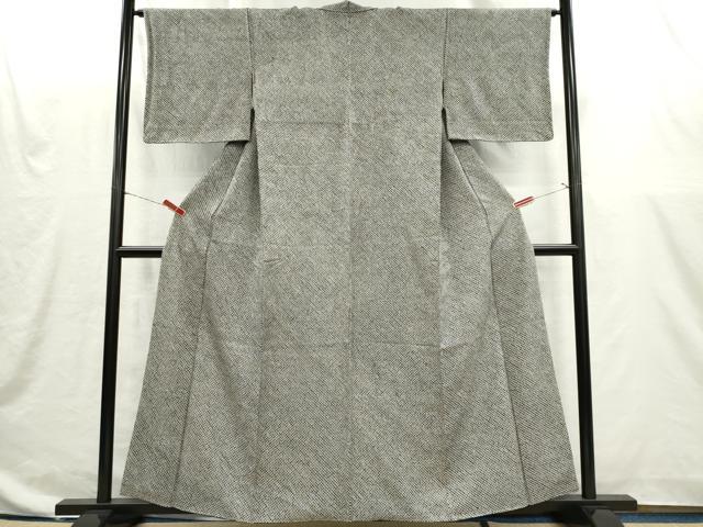 平和屋着物■大変加工の良い総絞り小紋　正絹　逸品　CABI6607ou