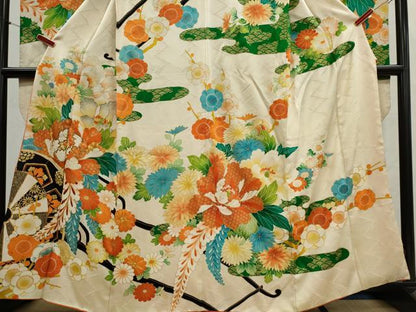 平和屋着物■豪華振袖　花車文　金彩　正絹　逸品　CABI6615ou