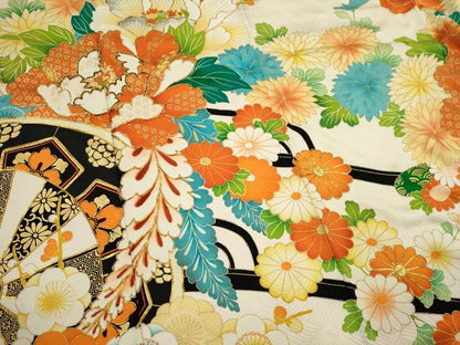 平和屋着物■豪華振袖　花車文　金彩　正絹　逸品　CABI6615ou