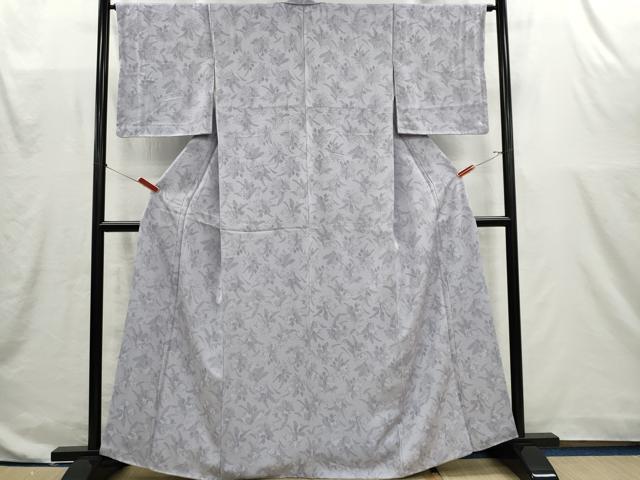 平和屋着物■上質な小紋　草花文　正絹　逸品　CABI6619ou