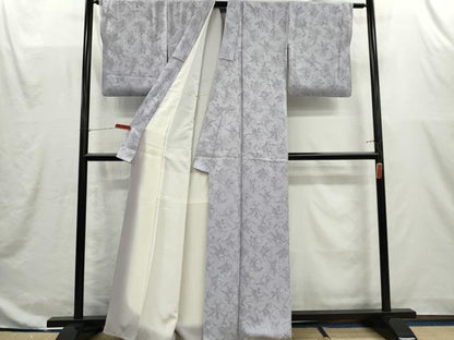 平和屋着物■上質な小紋　草花文　正絹　逸品　CABI6619ou
