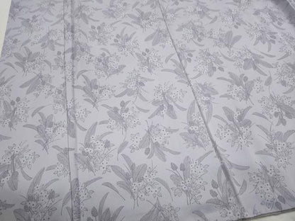 平和屋着物■上質な小紋　草花文　正絹　逸品　CABI6619ou