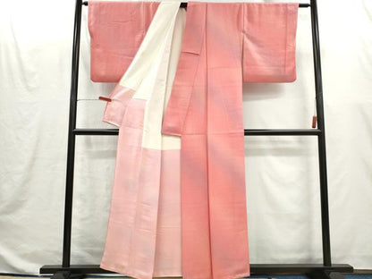 平和屋着物■上質な小紋　霞文　正絹　逸品　CABI6620ou