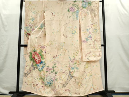 平和屋着物■豪華振袖　吉祥草花文　金彩　正絹　逸品　CABI6622ou