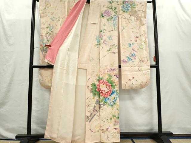 平和屋着物■豪華振袖　吉祥草花文　金彩　正絹　逸品　CABI6622ou