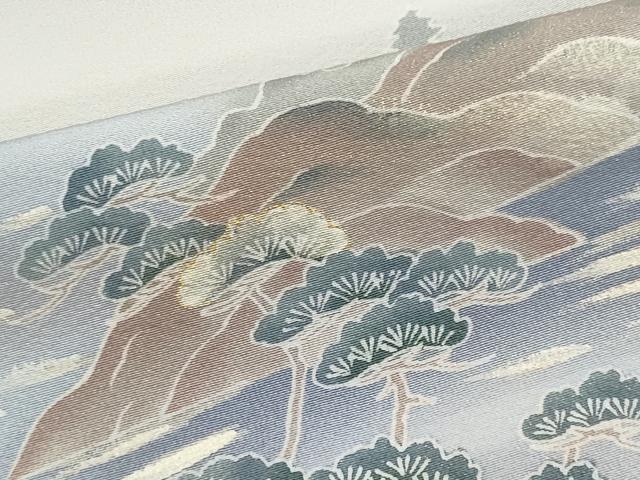 平和屋着物■訪問着　風景文　暈し染め　金彩　正絹　逸品　CABI6628ou