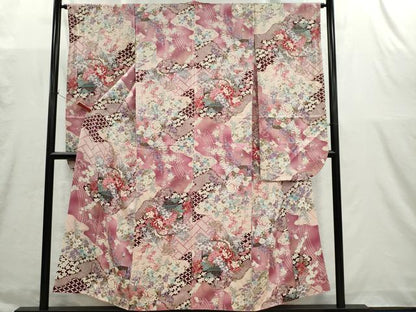 平和屋着物■豪華振袖　花籠文　金彩　正絹　逸品　CABI6630ou