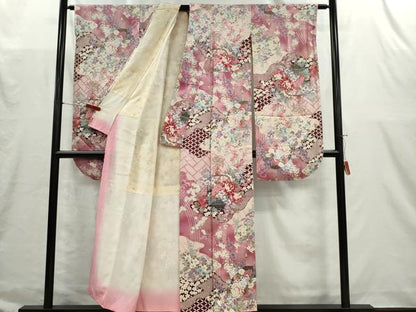 平和屋着物■豪華振袖　花籠文　金彩　正絹　逸品　CABI6630ou