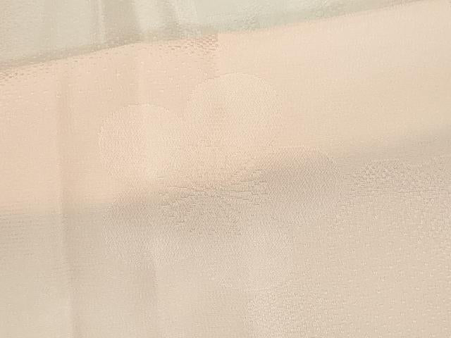 平和屋着物■長襦袢　無双仕立て　花地紋　暈し染め　半衿刺繍　洗える着物　CABI6632ou