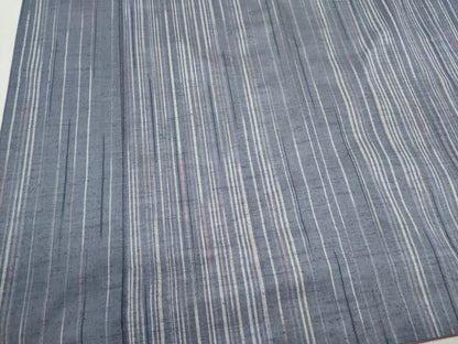 平和屋着物■上質な紬　縞　正絹　逸品　CABI6642ou