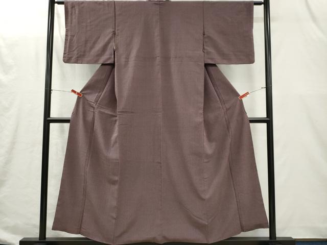 平和屋着物■本塩沢　蚊絣　正絹　逸品　CABI6643ou