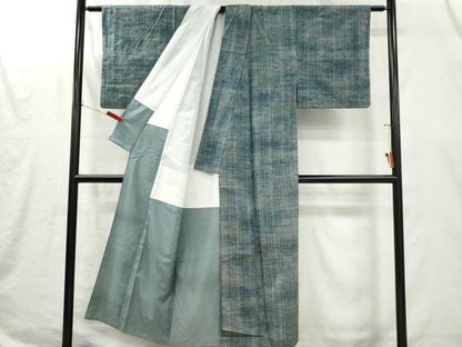 平和屋着物■上質な紬　霞文　正絹　逸品　CABI6648ou
