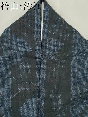 平和屋着物■本場大島紬　100亀甲　草花間道　正絹　逸品　CABI6658ou