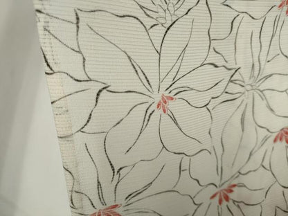 平和屋着物＊夏物　小紋　絽　花尽くし　正絹　逸品　CABI6674ou