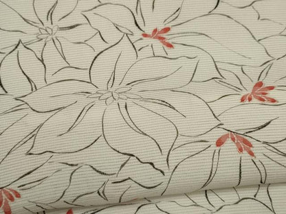 平和屋着物＊夏物　小紋　絽　花尽くし　正絹　逸品　CABI6674ou