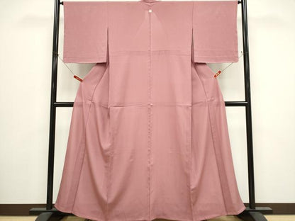 平和屋着物＊夏物　色無地　絽　鴇浅葱色　正絹　逸品　未使用　CABI6675ou