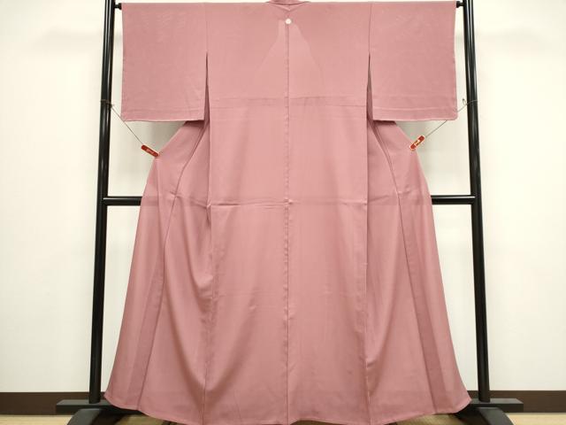 平和屋着物＊夏物　色無地　絽　鴇浅葱色　正絹　逸品　未使用　CABI6675ou
