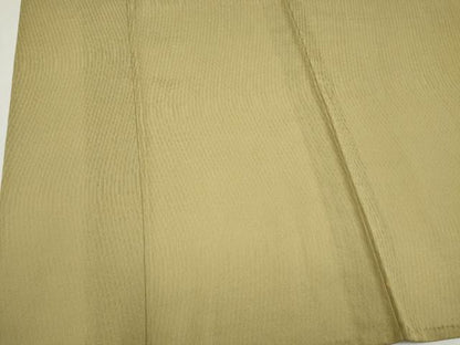 平和屋着物＊夏物　色無地　よろけ縞紋紗　桑染色　正絹　逸品　CABI6678ou