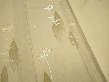 平和屋着物＊夏物　訪問着　絽　草花文　正絹　逸品　未使用　CABI6680ou