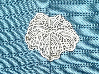 平和屋着物＊夏物　色無地　絽　藍鼠色　正絹　逸品　CABI6682ou