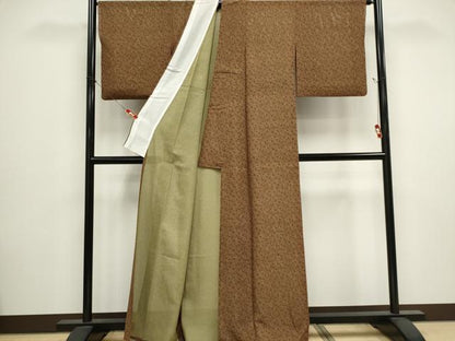 平和屋着物＊夏物　江戸小紋　絽　小花尽くし　正絹　逸品　CABI6695ou