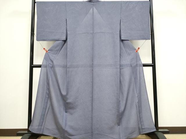 平和屋着物＊夏物　江戸小紋　絽　鮫小紋柄　正絹　逸品　CABI6696ou
