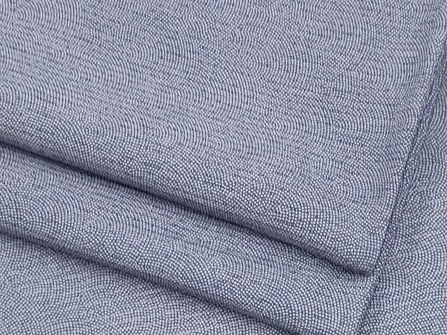 平和屋着物＊夏物　江戸小紋　絽　鮫小紋柄　正絹　逸品　CABI6696ou