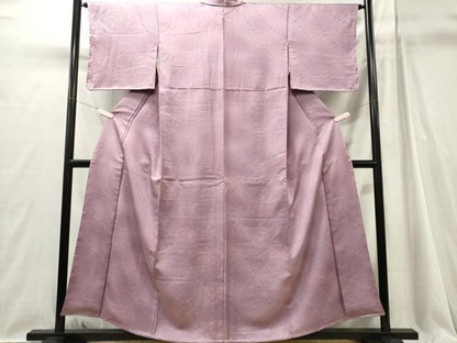 平和屋着物■上質な小紋　斜線花地紋　霞文　暈し染め　正絹　逸品　CABI6714ou