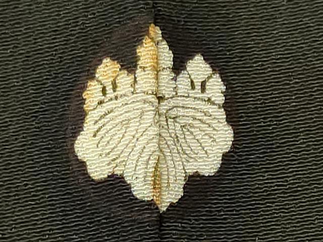 平和屋着物■豪華黒留袖　尾長鳥花文　暈し染め　金彩　正絹　逸品　CABI6716ou