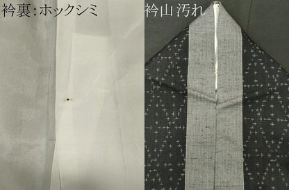 平和屋着物■上質な紬　間道　正絹　逸品　CABI6722ou