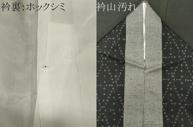 平和屋着物■上質な紬　間道　正絹　逸品　CABI6722ou