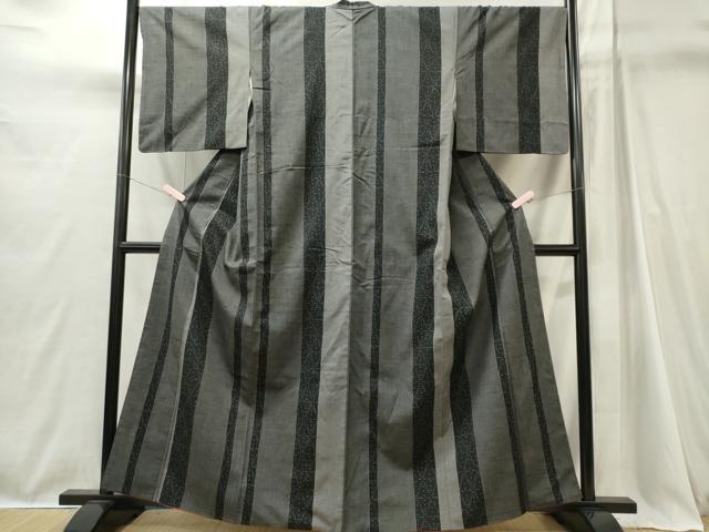 平和屋着物■上質な紬　間道　正絹　逸品　CABI6722ou