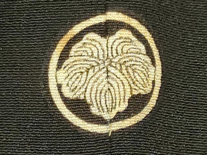 平和屋着物■豪華黒留袖　唐獅子　金銀糸　正絹　逸品　CABI6727ou