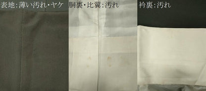 平和屋着物■豪華黒留袖　駒刺繍　吉祥花文　暈し染め　金彩　正絹　逸品　CABI6730ou