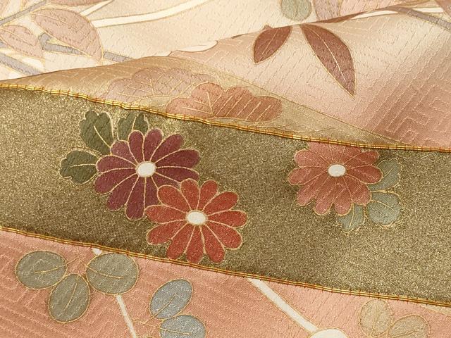 平和屋着物■豪華色留袖　作家物　駒刺繍　鬘帯枝花文　暈し染め　金彩　正絹　逸品　CABI6736ou