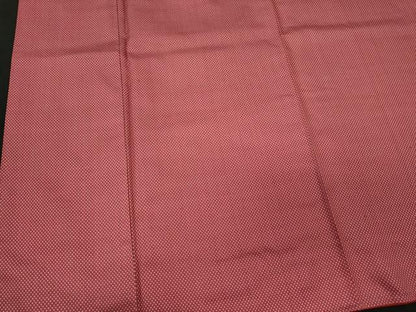 平和屋着物■上質なお召　十字絣文様　正絹　逸品　CABI6745ou