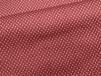 平和屋着物■上質なお召　十字絣文様　正絹　逸品　CABI6745ou