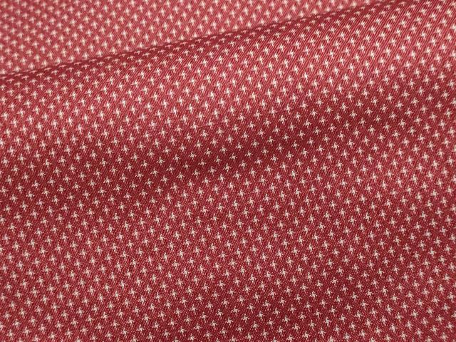 平和屋着物■上質なお召　十字絣文様　正絹　逸品　CABI6745ou