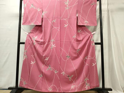 平和屋着物■上質な小紋　枝葉文　金彩　松坂屋扱い　正絹　逸品　CABI6751ou