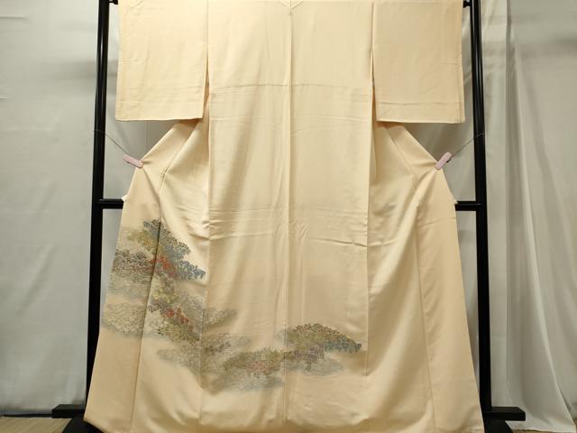 平和屋着物■豪華色留袖　刺繍　草花文　金糸　やまと誂製　正絹　逸品　CABI6754ou