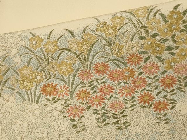 平和屋着物■豪華色留袖　刺繍　草花文　金糸　やまと誂製　正絹　逸品　CABI6754ou