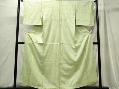 平和屋着物■大変加工の良い総絞り小紋　正絹　逸品　CABI6765ou