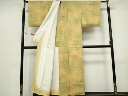 平和屋着物■上質な小紋　霞草木文　正絹　逸品　CABI6768ou