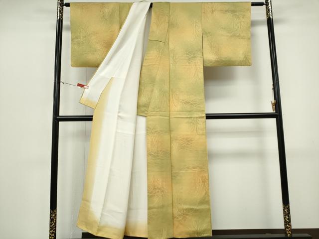 平和屋着物■上質な小紋　霞草木文　正絹　逸品　CABI6768ou