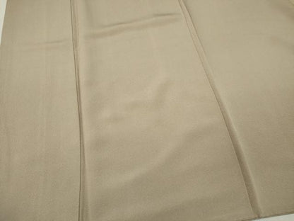 平和屋着物■上質な色無地　白橡色　正絹　逸品　CABI6769ou