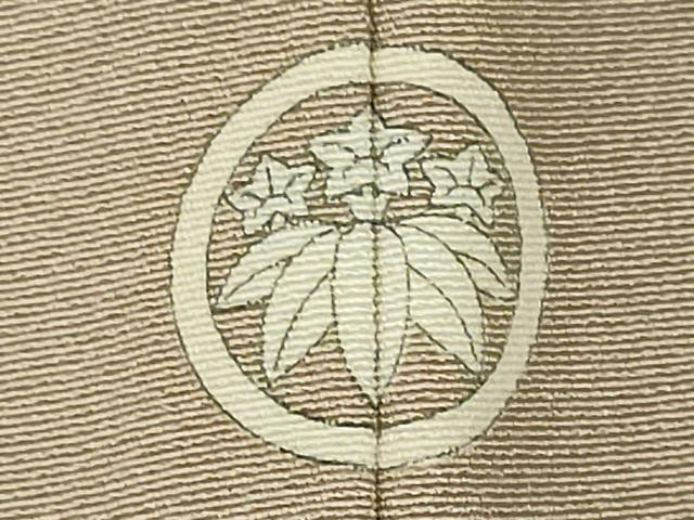平和屋着物■上質な色無地　白橡色　正絹　逸品　CABI6769ou