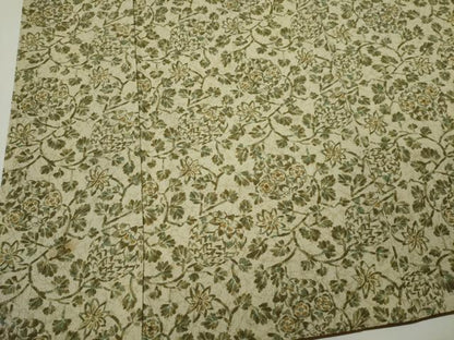 平和屋着物■上質な小紋　草花文　正絹　逸品　CABI6788ou
