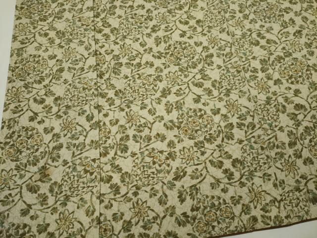 平和屋着物■上質な小紋　草花文　正絹　逸品　CABI6788ou