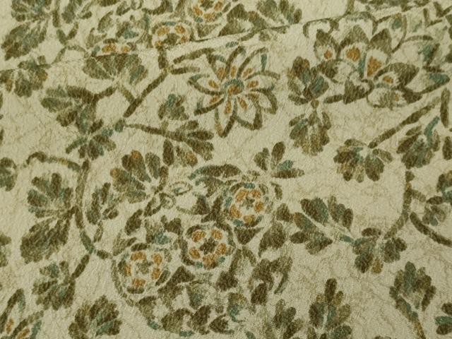 平和屋着物■上質な小紋　草花文　正絹　逸品　CABI6788ou