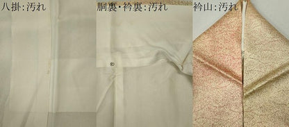 平和屋着物■上質な小紋　霞文　正絹　逸品　CABI6794ou